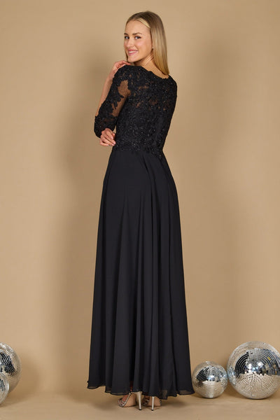 Formal Chiffon and Hand-beaded Bodice   Dress