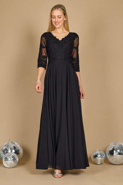 Formal Chiffon and Hand-beaded Bodice   Dress