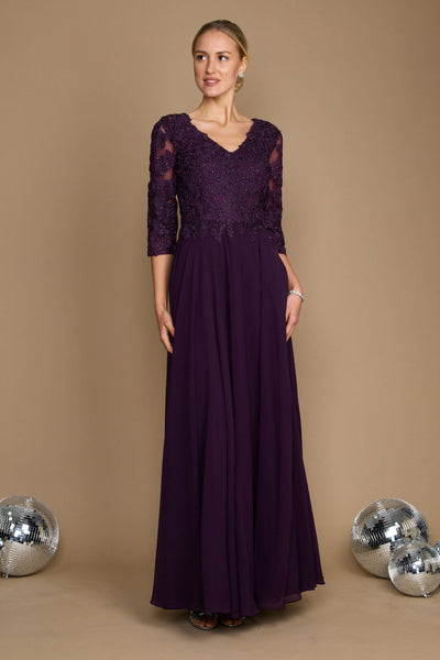 Formal Chiffon and Hand-beaded Bodice Dress