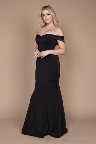 Long Formal Black Mermaid Dress Wholesale