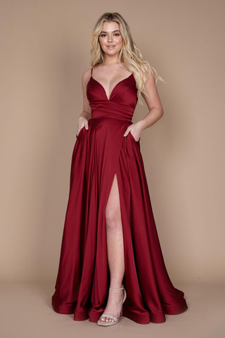 Spaghetti Strap Prom Long Formal Gown Wholesale