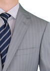 Italian Mens Two Button Wool Suit 2 Piece Jacket Pants