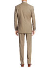 Mens Two Button 2 Piece Suit Notch Lapel Blazer Jacket With