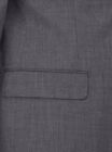 Mens Two Button 2 Piece Birdseye Suit Modern Fit Jacket