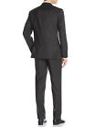 Mens 2 Button Birdseye Two Piece Suit Modern Fit Jacket