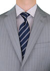 Italian Mens Two Button Wool Suit 2 Piece Jacket Pants