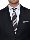 Italian Mens Two Button Wool Suit Jacket With Pant 2 Piece