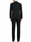 Mens Two Button Stretch Slim Fit Suit Ticket Pocket Jacket With Pant