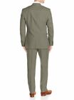 Mens Modern Fit Linen Suit 2 Button Summer Blazer With