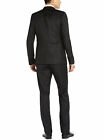 Italian Mens Vested Wool Suit 2 Button Jacket 3 Piece Tux