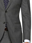 Mens Two Button Wool Suit Jacket With Pant 2 Piece