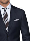 Italian Mens Two Button Wool Suit Jacket With Pant 2 Piece