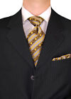 Mens Italian Wool Three Button Suits Jacket Pants