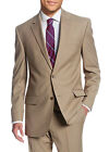 Mens Two Button 2 Piece Suit Notch Lapel Blazer Jacket With