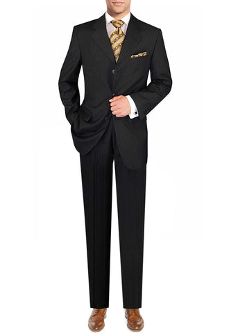 Mens Italian Wool Three Button Suits Jacket Pants